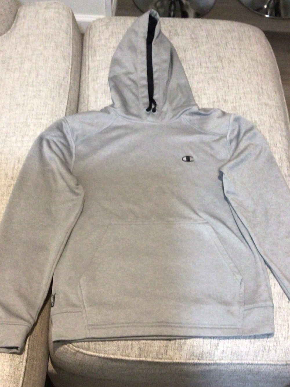 Champion  Gray Pullover Hoodie